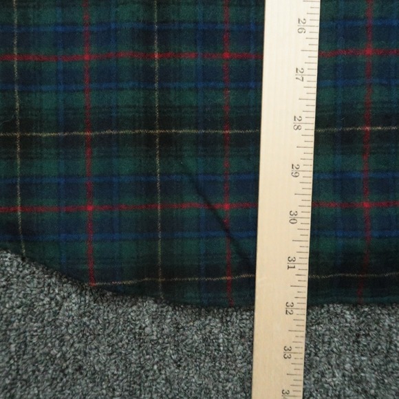 VINTAGE Pendleton Shirt Mens XL Green Blue Tartan Plaid Wool Flannel Long Sleeve - Picture 6 of 8